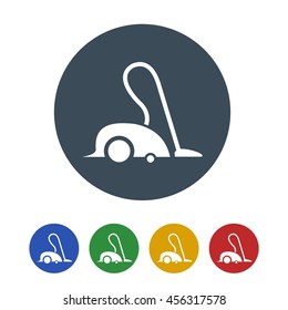 Vacuum cleaner Icon Isolated on White Background.vector illustration icon