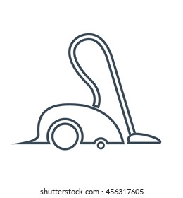 Vacuum cleaner Icon Isolated on White Background.vector illustration icon