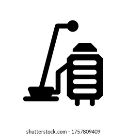 vacuum cleaner  icon or logo isolated sign symbol vector illustration - high quality black style vector icons
