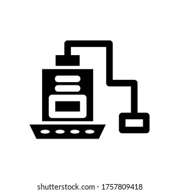 vacuum cleaner  icon or logo isolated sign symbol vector illustration - high quality black style vector icons
