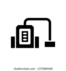 icono de aspirador o logotipo símbolo de signo aislado ilustración vectorial de alta calidad estilo negro iconos vectores
