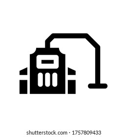 vacuum cleaner  icon or logo isolated sign symbol vector illustration - high quality black style vector icons
