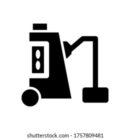 Staubsauger-Symbol oder -Logo einzeln auf Zeichen, Vektorgrafik - hochwertige Vektorsymbole im schwarzen Stil
