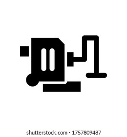 vacuum cleaner  icon or logo isolated sign symbol vector illustration - high quality black style vector icons
