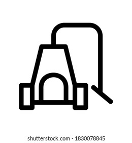 vacuum cleaner icon or logo isolated sign symbol vector illustration - high quality black style vector icons
