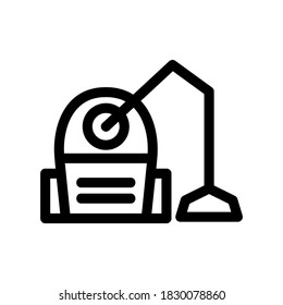 vacuum cleaner icon or logo isolated sign symbol vector illustration - high quality black style vector icons
