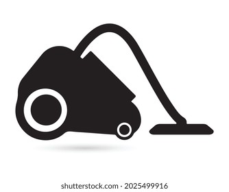 Icono del limpiador de vacío o logotipo símbolo de signo aislado ilustración vectorial