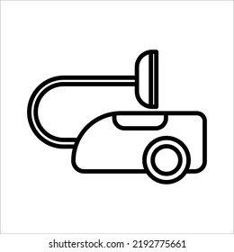 vacuum cleaner icon on white background