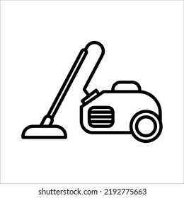 vacuum cleaner icon on white background