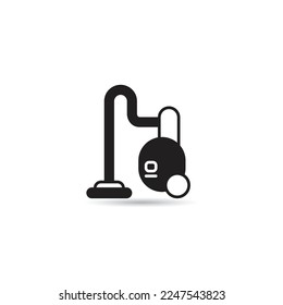 vacuum cleaner icon on white background
