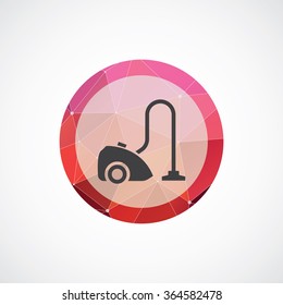 vacuum cleaner icon, on white background