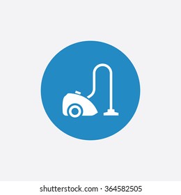 vacuum cleaner icon, on white background