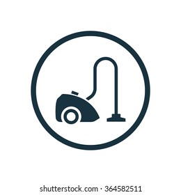 vacuum cleaner icon, on white background