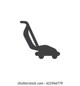 vacuum cleaner icon on white background