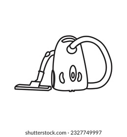 vacuum cleaner icon, Vacuum cleaner Outline vector illustration on white background .icon vacuum cleaner for cleaning .Outline vector icon for cleaning carpet. 
