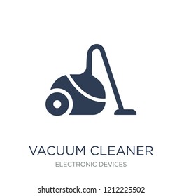 Vacuum cleaner icon. Trendy flat vector Vacuum cleaner icon on white background from Electronic devices collection, vector illustration can be use for web and mobile, eps10