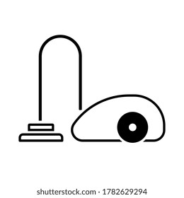 Vacuum cleaner icon. Trendy modern flat linear vector Vacuum cleaner icon on white background