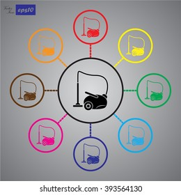 vacuum cleaner Icon Vector