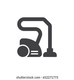 Vacuum cleaner icon vector, filled flat sign, solid pictogram isolated on white. Symbol, logo illustration. Pixel perfect