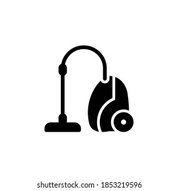 Vacuum cleaner icon, vector, glyph style design