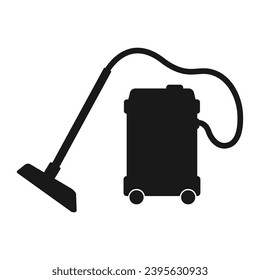vacuum cleaner icon vector illustration logo design