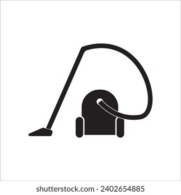VACUUM CLEANER ICON VECTOR ILLUSTRATION SYMBOL DESIGN