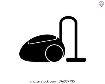 vacuum cleaner, icon, vector illustration eps10