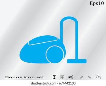 vacuum cleaner, icon, vector illustration eps10