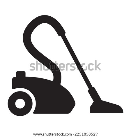 vacuum cleaner icon vector illustration logo design