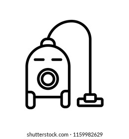 Vacuum cleaner icon vector isolated on white background, Vacuum cleaner transparent sign