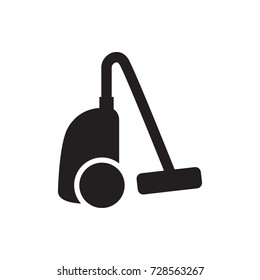 vacuum cleaner icon vector isolated on white background