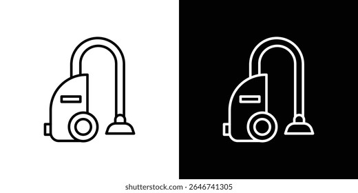 Vacuum cleaner icon vector simple element illustration editable