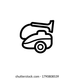 plantilla de símbolo vectorial de icono de aspirador