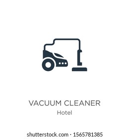 Vacuum cleaner icon vector. Trendy flat vacuum cleaner icon from hotel collection isolated on white background. Vector illustration can be used for web and mobile graphic design, logo, eps10