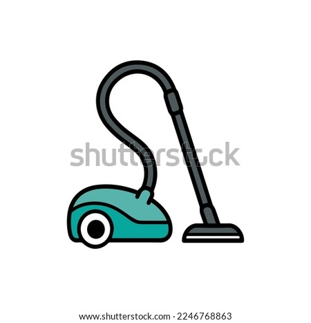 vacuum cleaner icon,isolated on white background