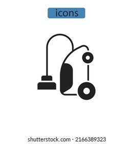 vacuum cleaner icons  symbol vector elements for infographic web