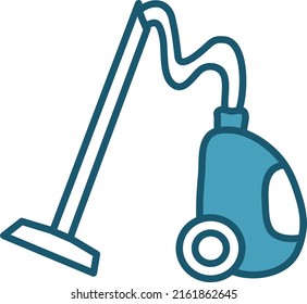 Vacuum cleaner, illustration, vector on a white background.
