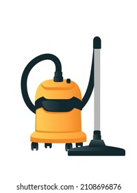 Vacuum cleaner for industrial usage classic design vector illustration