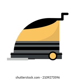 Vacuum cleaner. Industrial vacuum cleaner. Yellow powerful vacuum cleaner