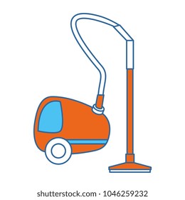 Vacuum cleaner isolated icon