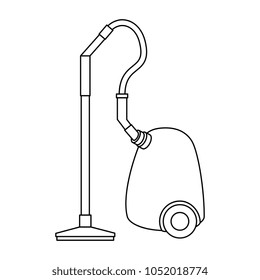 Vacuum cleaner isolated icon