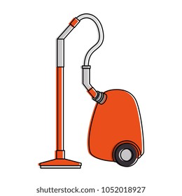 Vacuum cleaner isolated icon