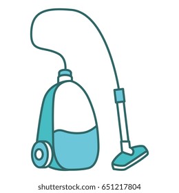 Vacuum cleaner isolated icon