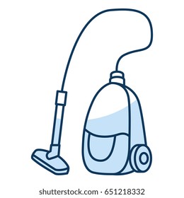 Vacuum cleaner isolated icon