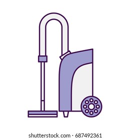 Vacuum cleaner isolated icon