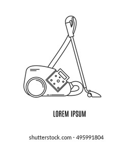  Vacuum cleaner. isolated on a white background. Vector illustration.