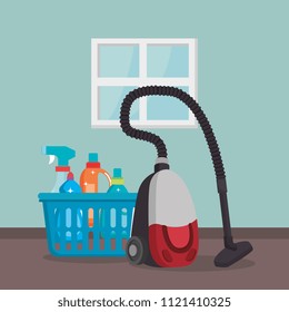 vacuum cleaner with laundry service