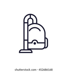 vacuum cleaner line icon