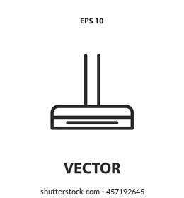 vacuum cleaner line icon
