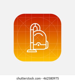 vacuum cleaner line icon